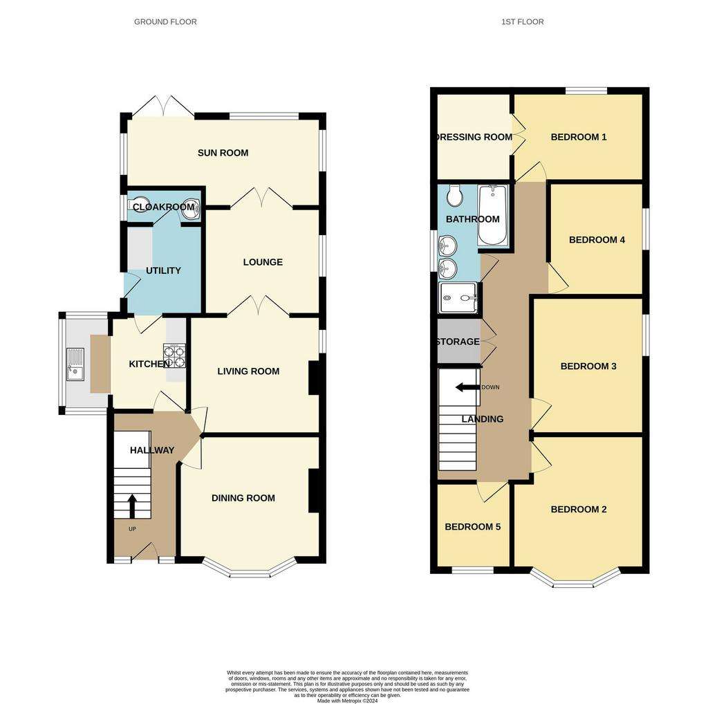 5 bedroom detached house for sale - floorplan