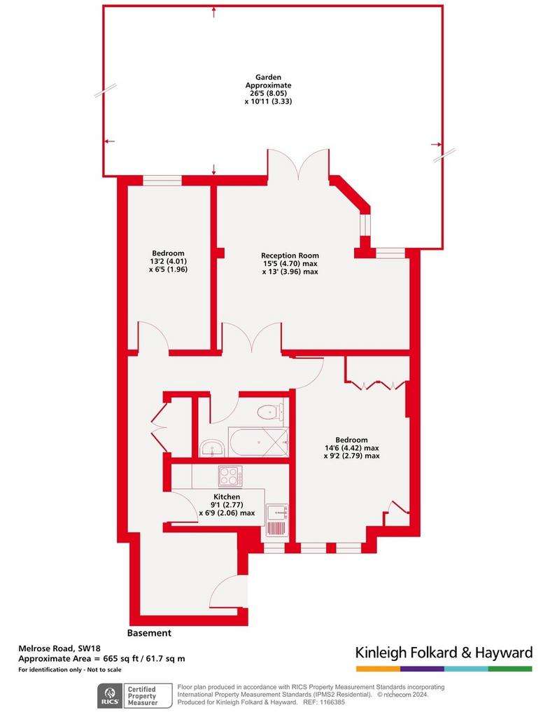 2 bedroom flat for sale - floorplan