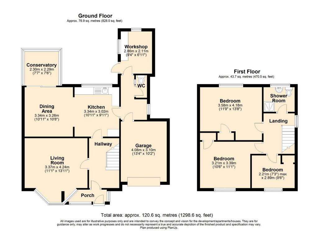 3 bedroom detached house for sale - floorplan