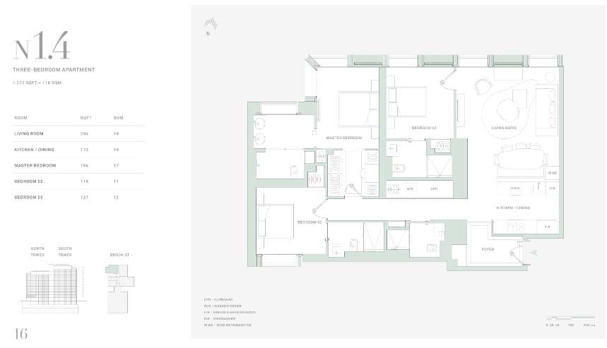 3 bedroom flat for sale - floorplan