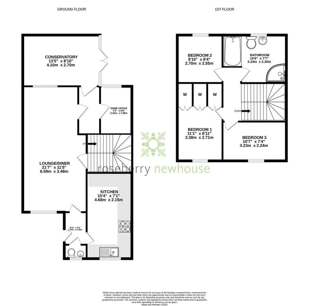 3 bedroom detached house for sale - floorplan