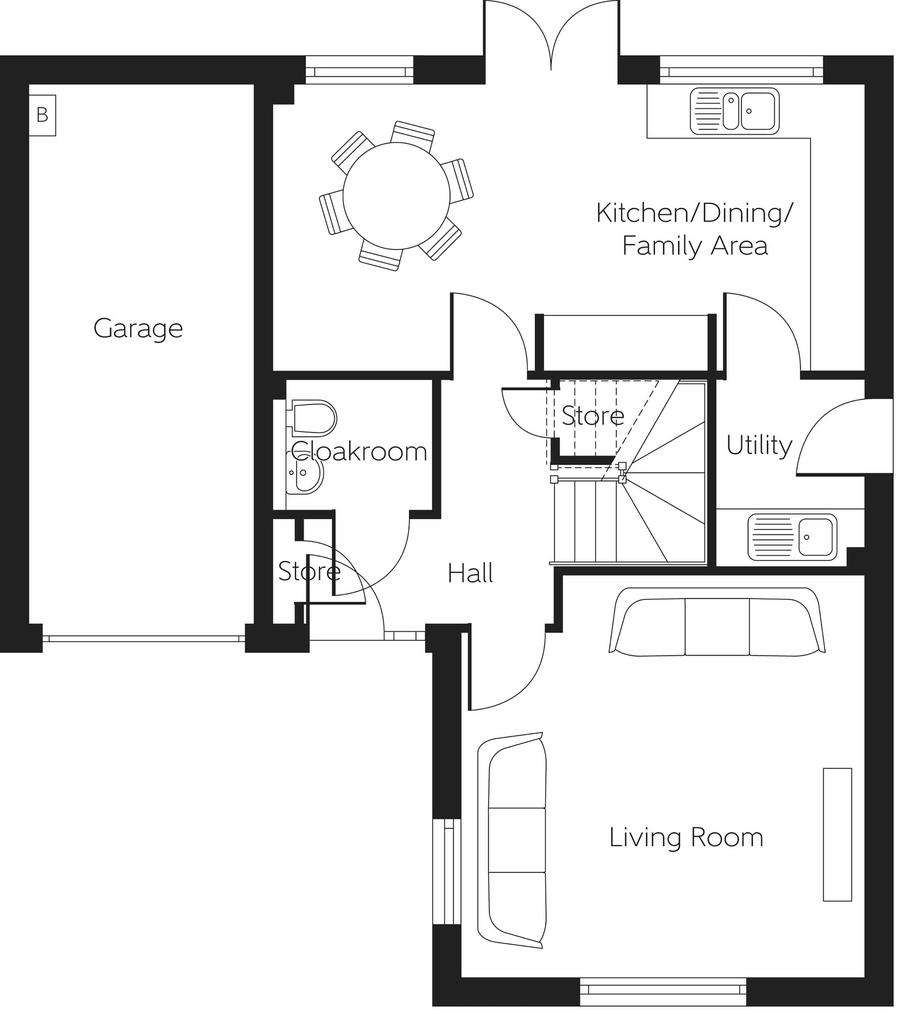 4 bedroom detached house for sale - floorplan