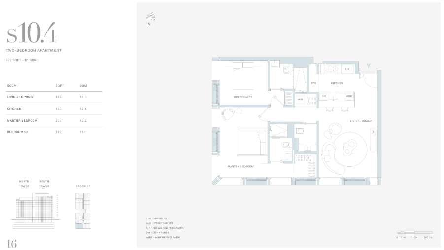 2 bedroom flat for sale - floorplan