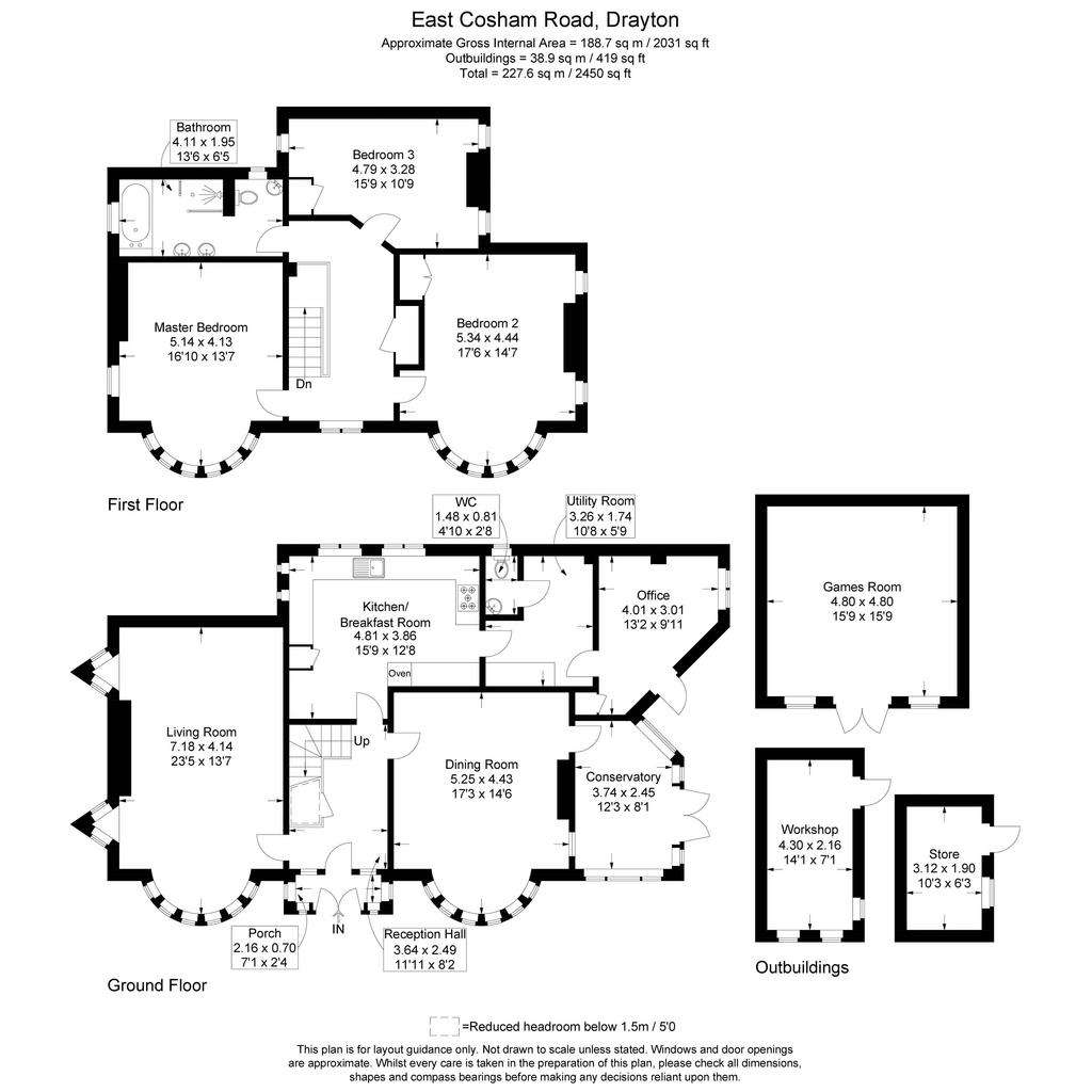 3 bedroom detached house for sale - floorplan