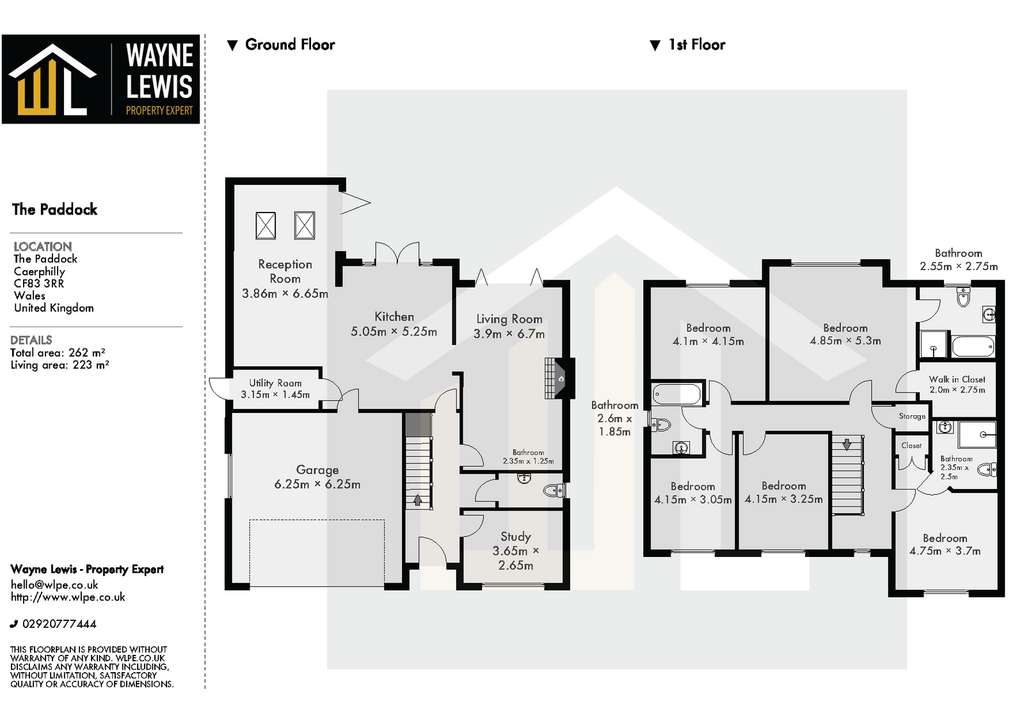 5 bedroom detached house for sale - floorplan