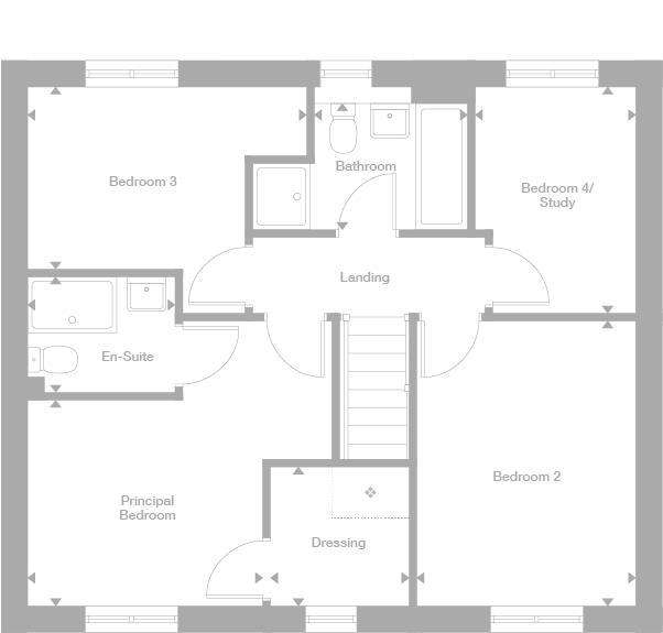 4 bedroom detached house for sale - floorplan