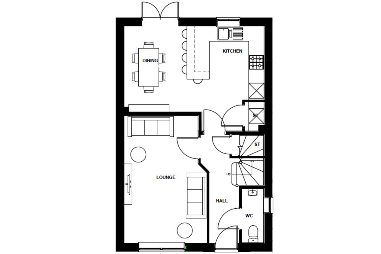 3 bedroom detached house for sale - floorplan