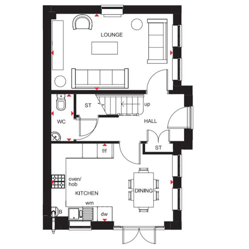 4 bedroom detached house for sale - floorplan