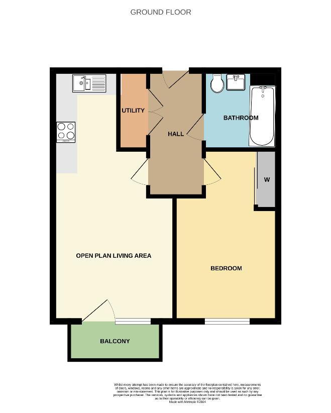 1 bedroom flat for sale - floorplan