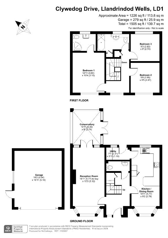 3 bedroom property for sale - floorplan