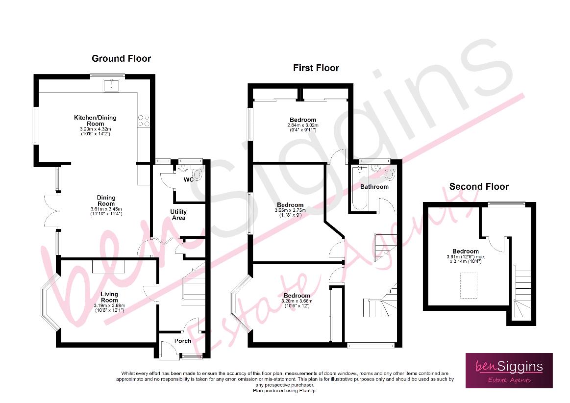 4 bedroom property for sale - floorplan