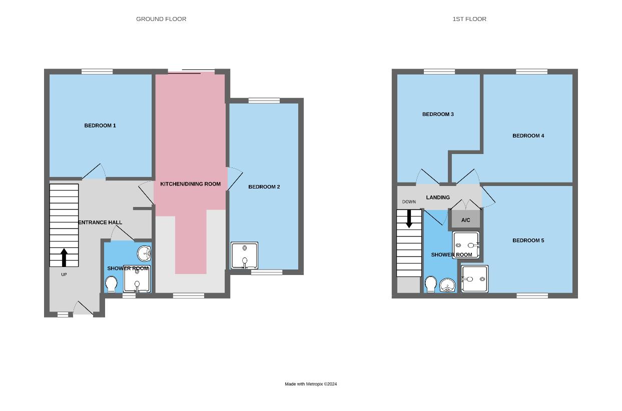 5 bedroom property for sale - floorplan