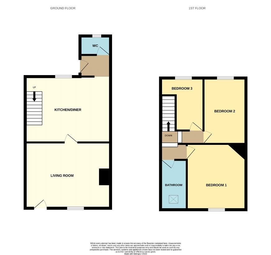 3 bedroom property for sale - floorplan