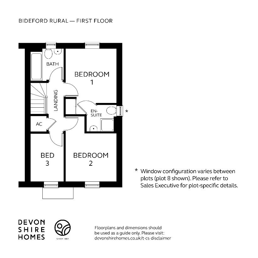 3 bedroom property for sale - floorplan