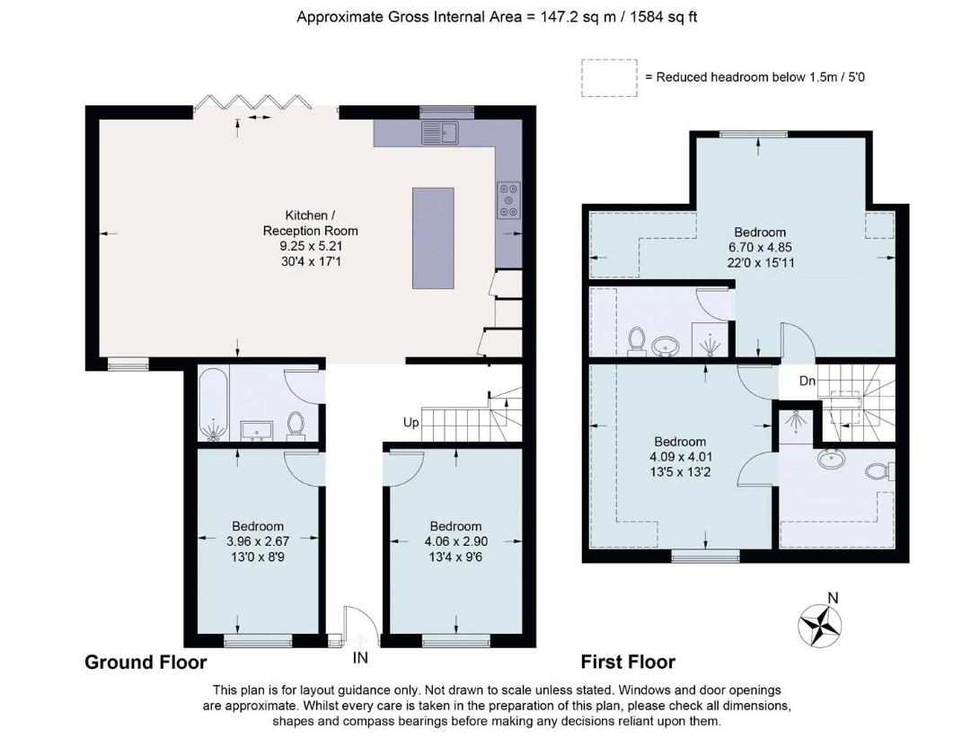 4 bedroom semi-detached house for sale - floorplan