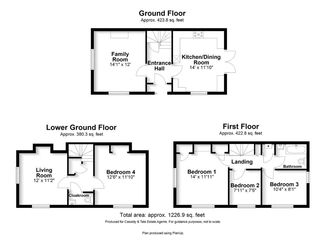 4 bedroom detached house for sale - floorplan