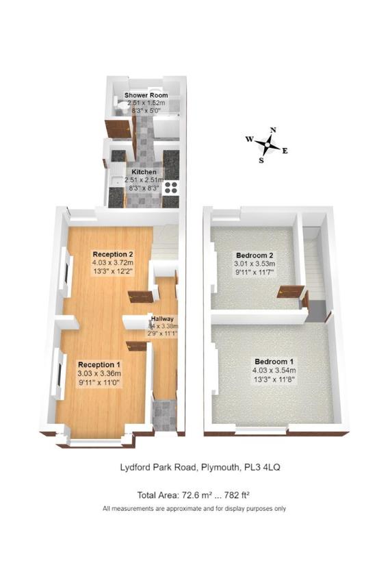 2 bedroom property for sale - floorplan