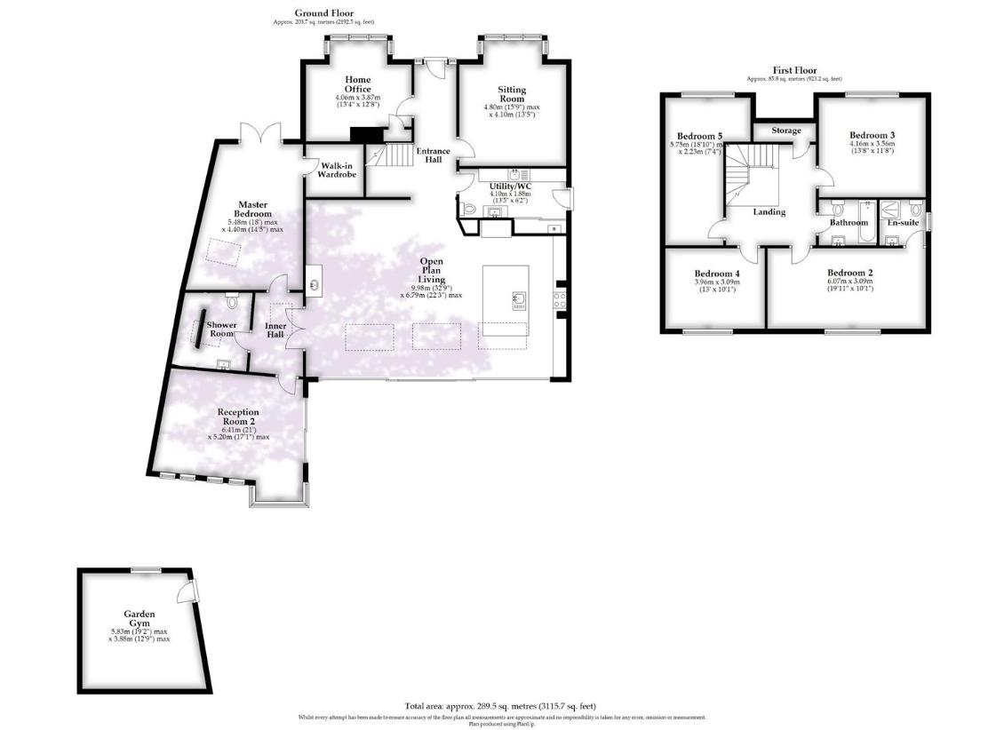 5 bedroom detached house for sale - floorplan