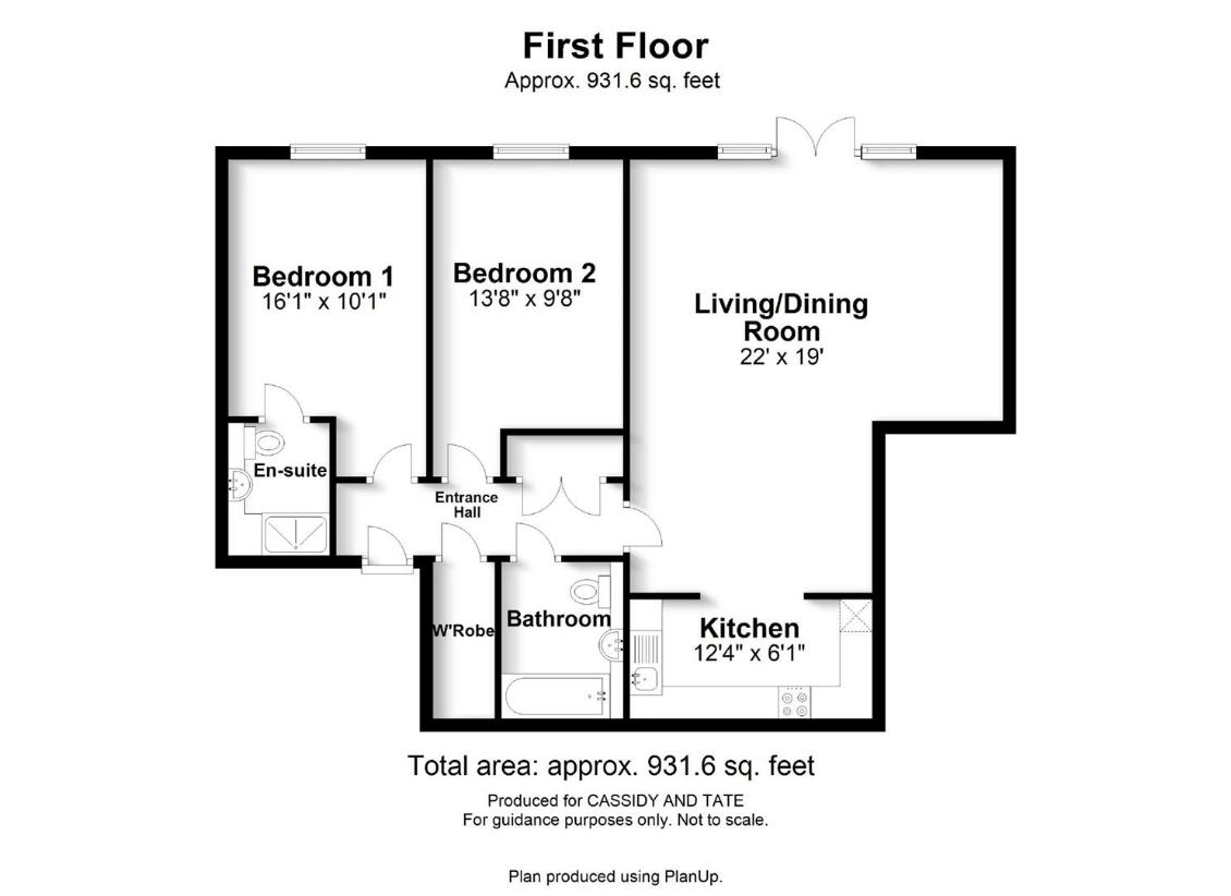 2 bedroom flat for sale - floorplan