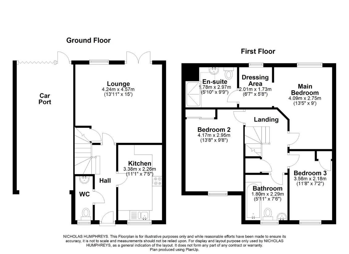 3 bedroom detached house for sale - floorplan