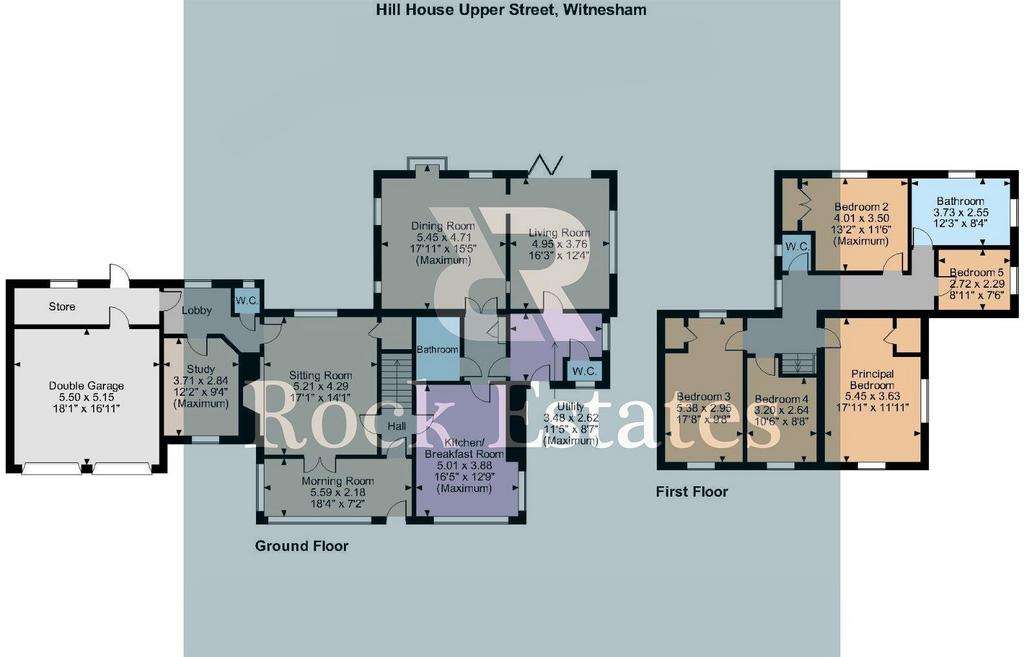 5 bedroom detached house for sale - floorplan