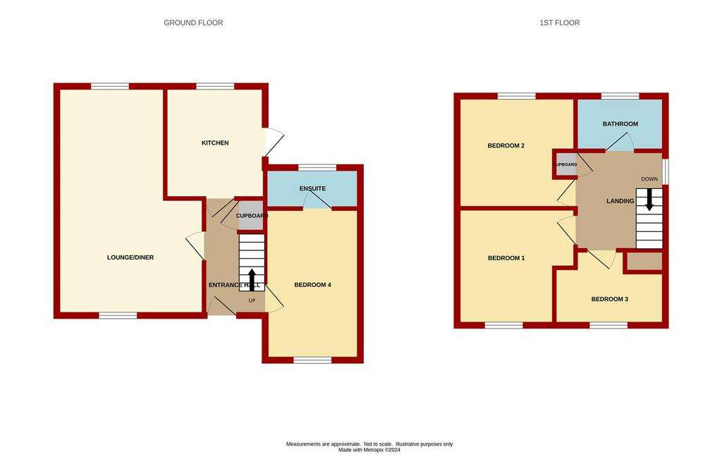 4 bedroom link-detached house for sale - floorplan