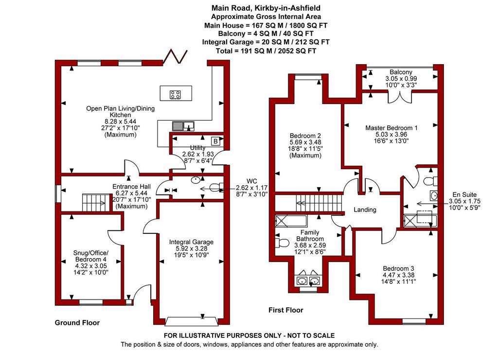 4 bedroom detached house for sale - floorplan