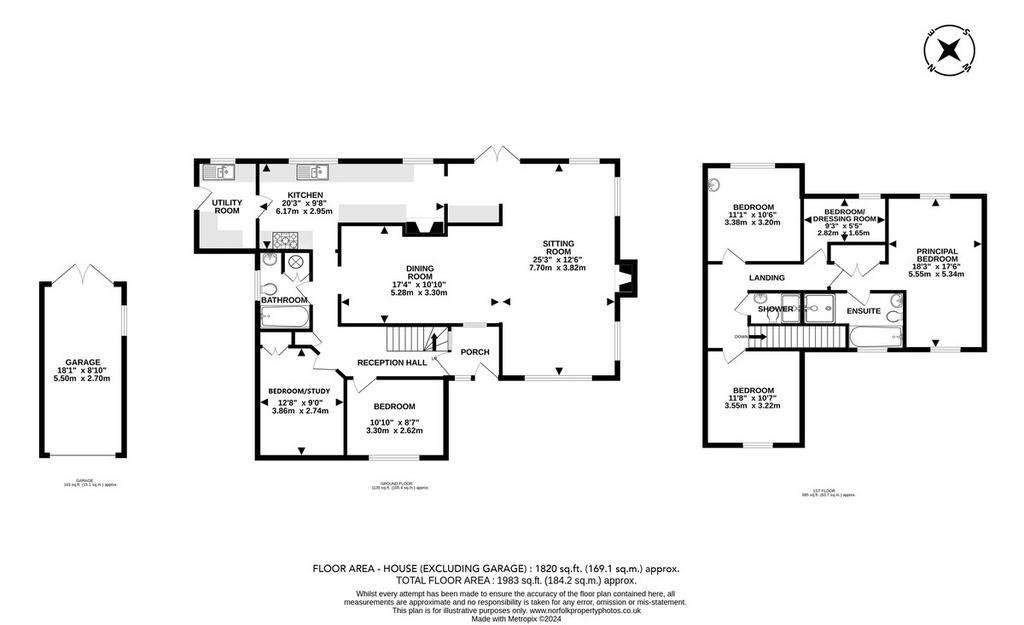 5 bedroom detached house for sale - floorplan