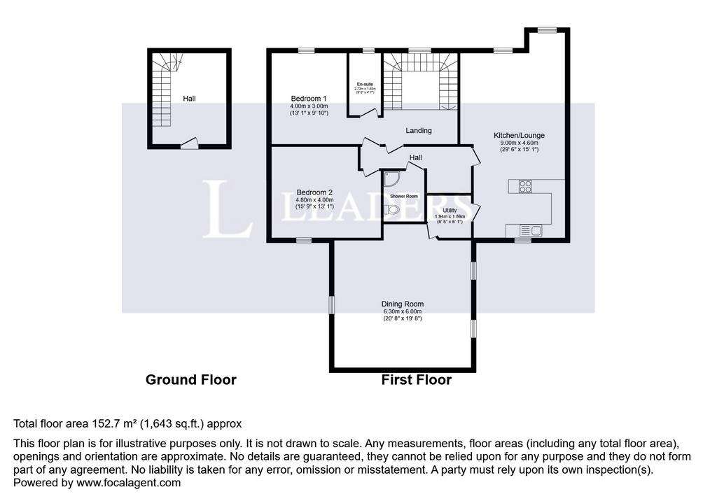 3 bedroom flat to rent - floorplan