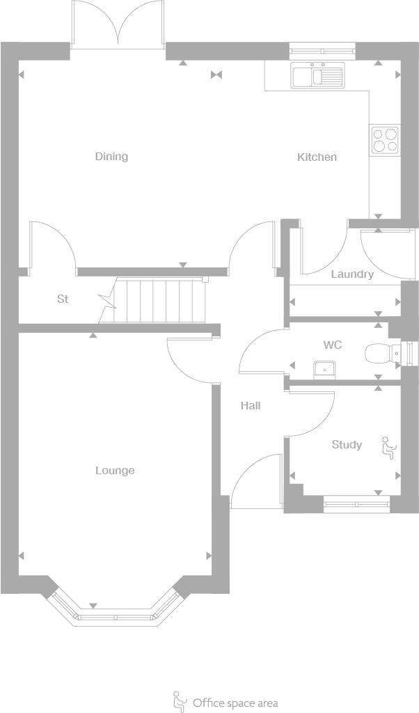 4 bedroom detached house for sale - floorplan