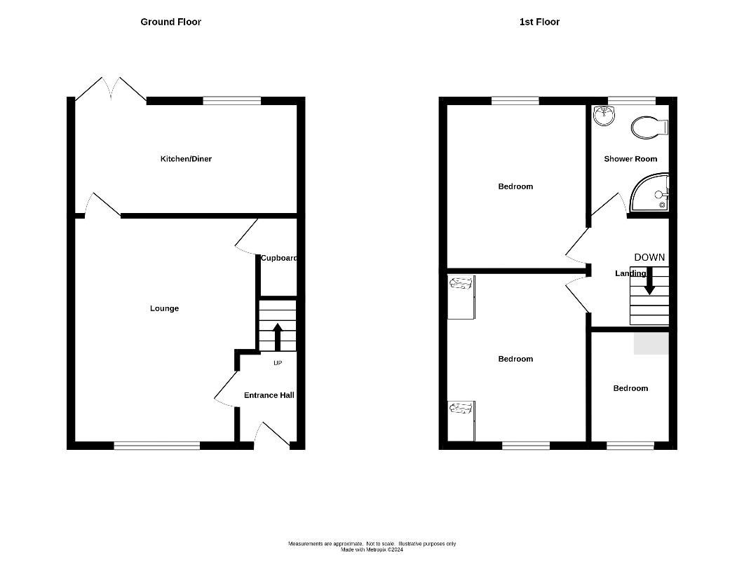 3 bedroom detached house for sale - floorplan