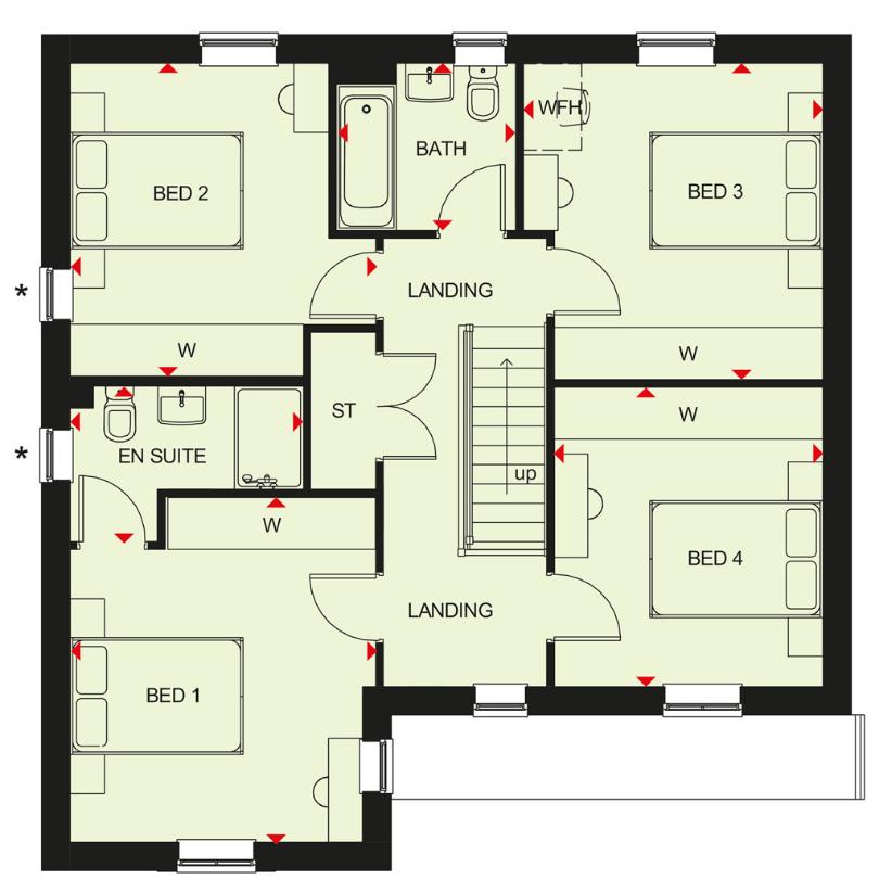 4 bedroom detached house for sale - floorplan