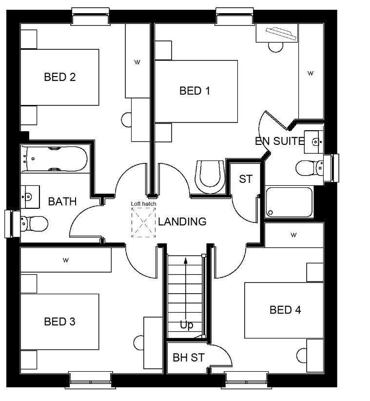 4 bedroom detached house for sale - floorplan