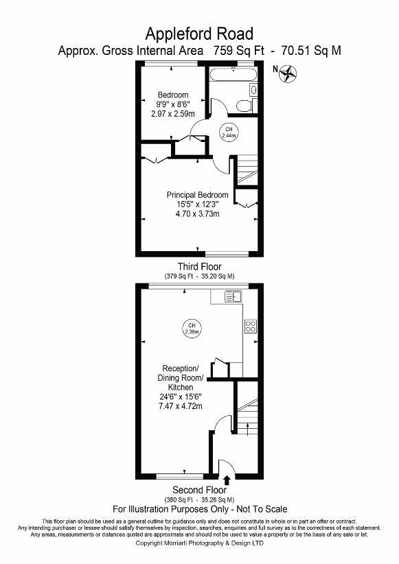 2 bedroom flat for sale - floorplan