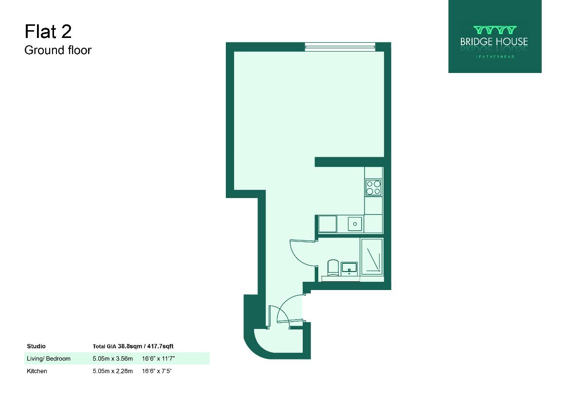 1 bedroom flat for sale - floorplan