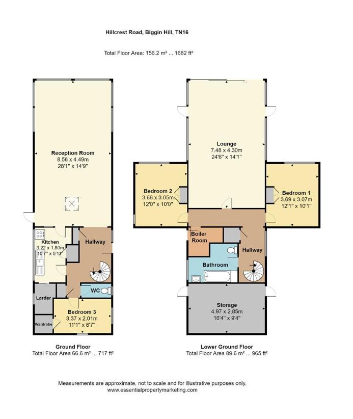 3 bedroom detached house for sale - floorplan