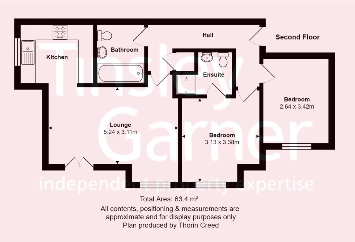 2 bedroom flat for sale - floorplan