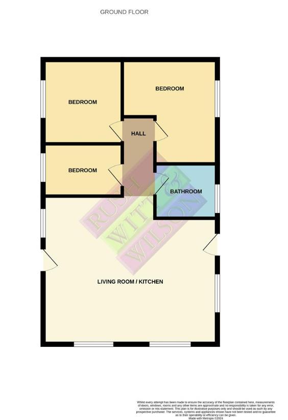 3 bedroom bungalow for sale - floorplan