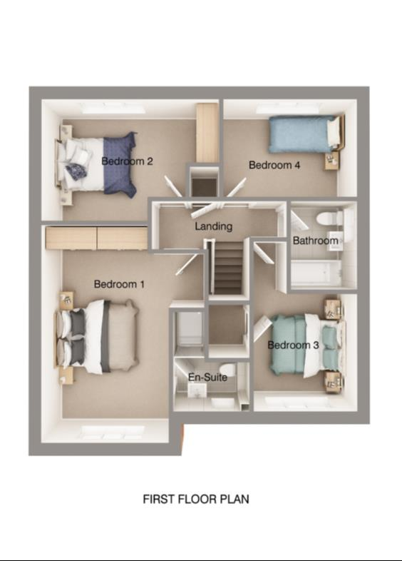 4 bedroom detached house for sale - floorplan