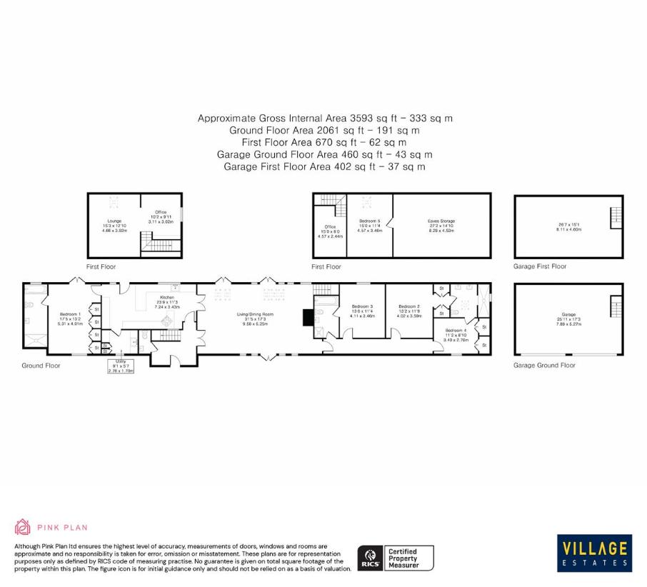 5 bedroom property for sale - floorplan