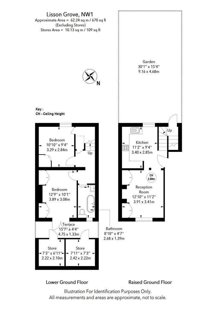 2 bedroom flat for sale - floorplan