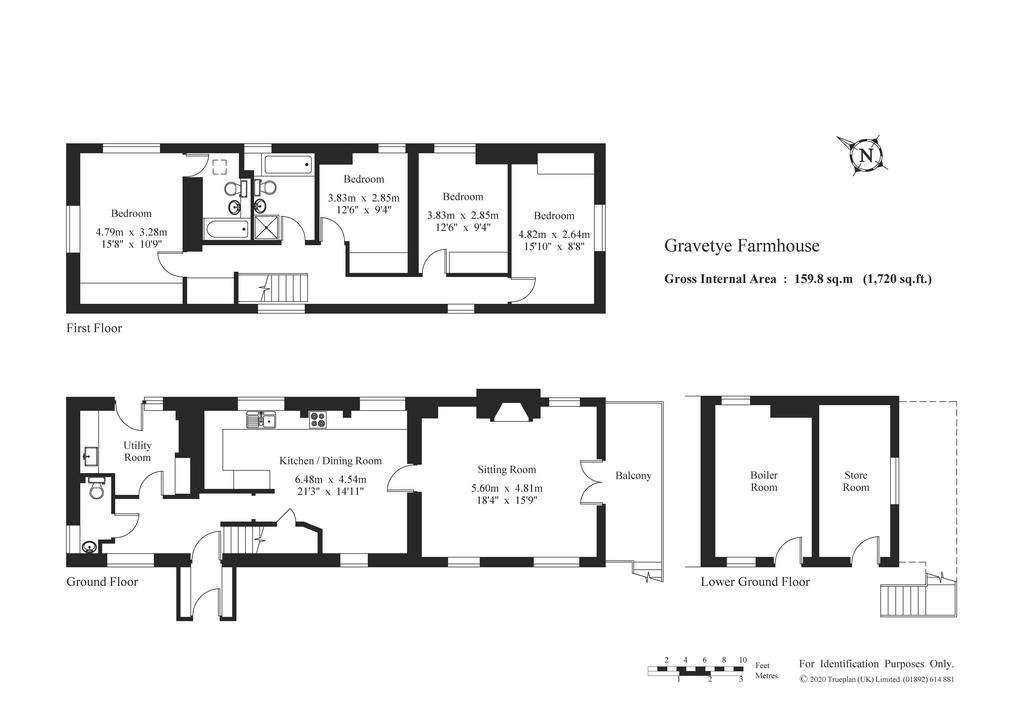 4 bedroom detached house to rent - floorplan