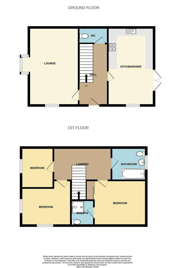 3 bedroom detached house for sale - floorplan