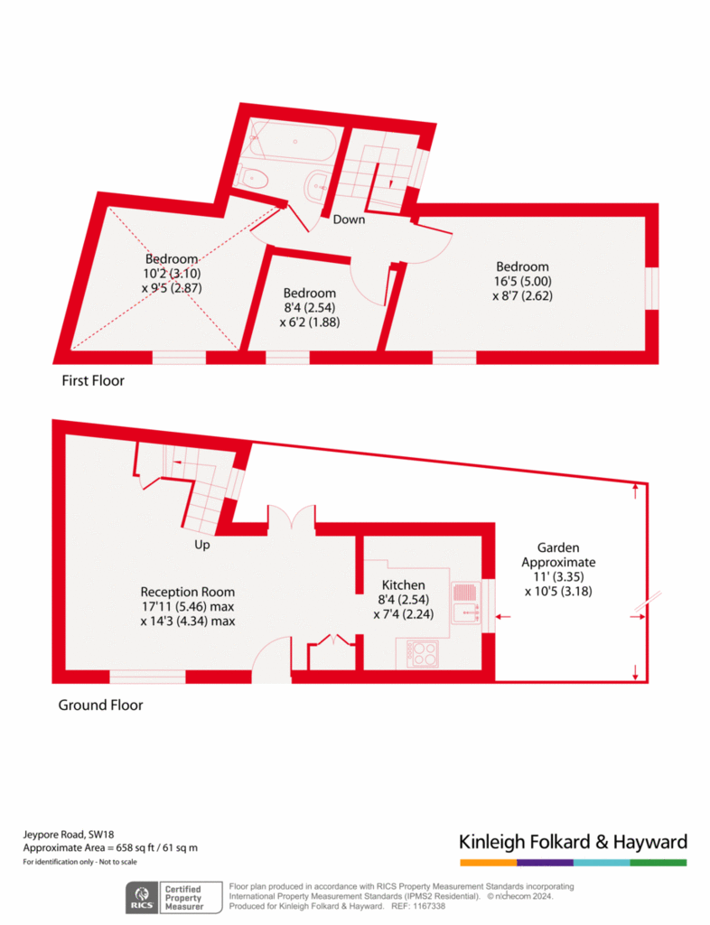 3 bedroom flat for sale - floorplan