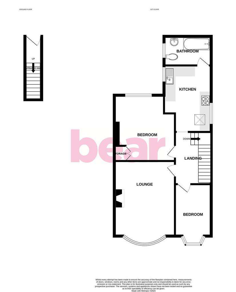 2 bedroom flat for sale - floorplan