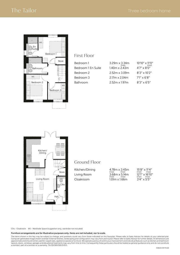 3 bedroom semi-detached house for sale - floorplan