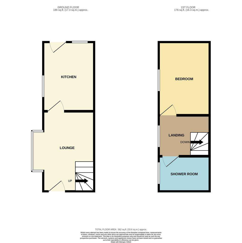 1 bedroom flat to rent - floorplan