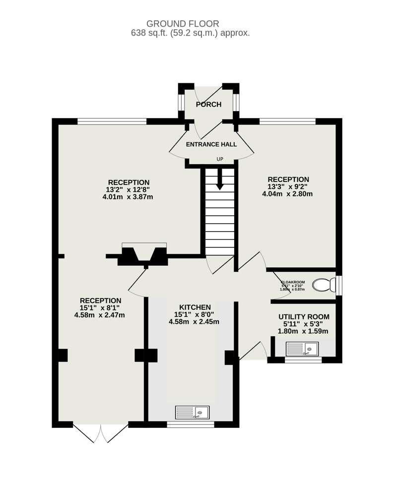 4 bedroom semi-detached house for sale - floorplan