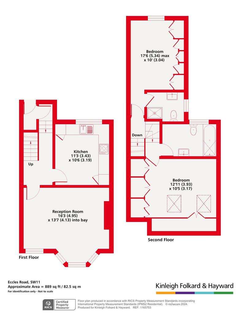 2 bedroom flat for sale - floorplan