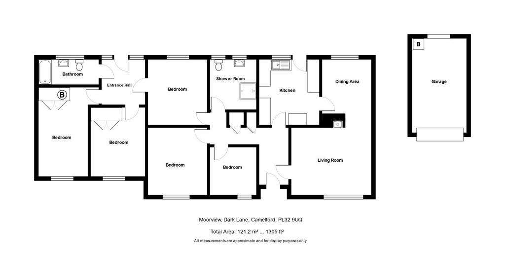 4 bedroom detached bungalow for sale - floorplan